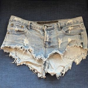 One Teaspoon Denim Cutoffs